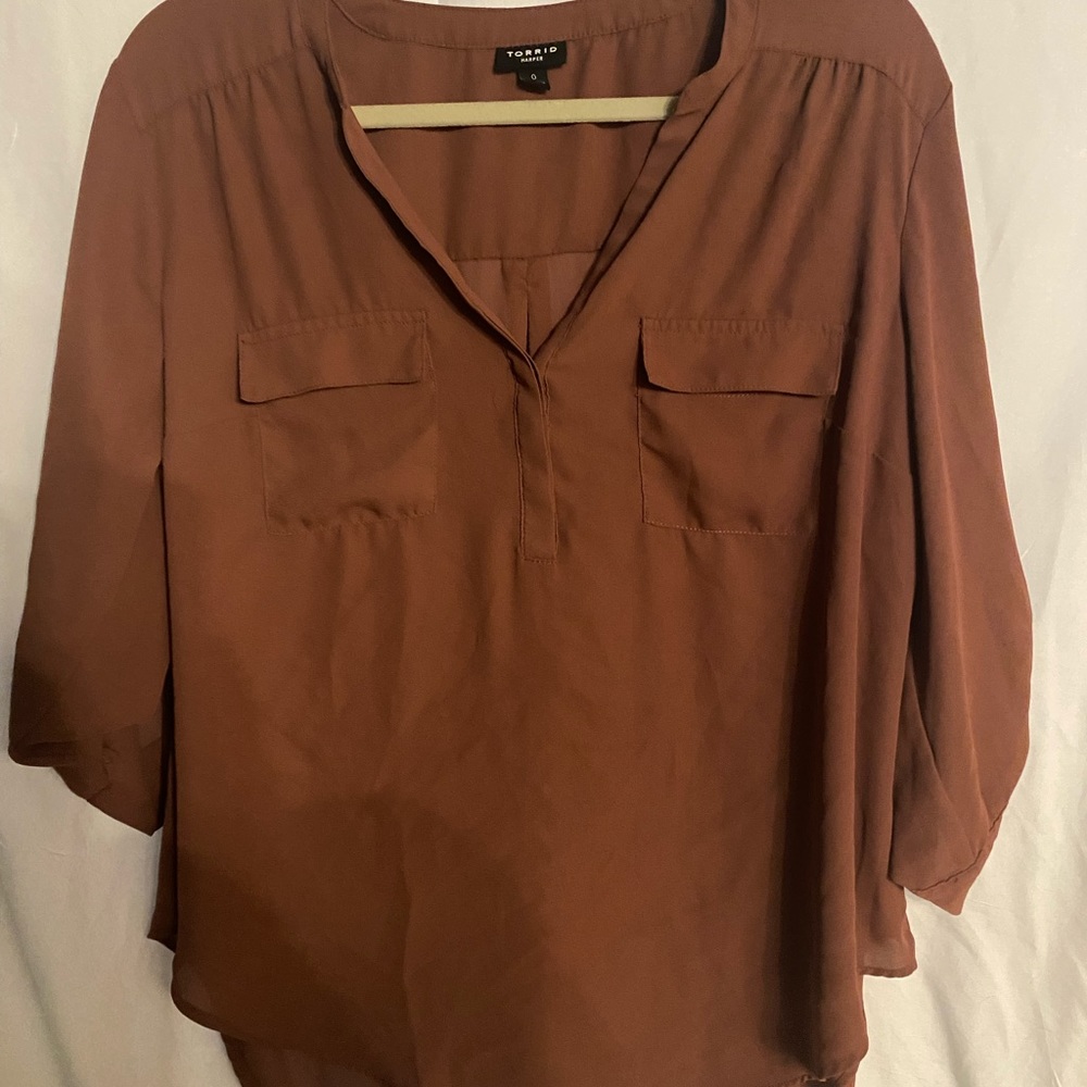 Sheer top from torrid